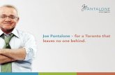 Joe Pantalone Housing & Poverty Policy