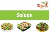 Four main types of salads