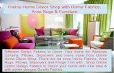 Online Home Décor Shop with Home Fabrics, Area Rugs & Furniture