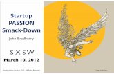 Startup Passion Smack-Down SXSW 2012
