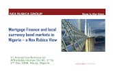 Evaluating Mortgage Financing with local currency bonds in Nigeria