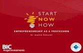 Startnowhow - Entrepreneurship as a Profession