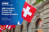 SNB Abandon of Euro Cap - Actions for Finance Directors