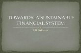 Towards a sustainable financial system