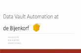 Data Vault Automation at the Bijenkorf