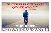 THE BEST MOTIVATIONAL QUOTES