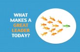 What makes a great leader today