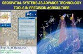 Geospatial systems for advance tools in precision agriculture