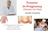 Trauma in pregnancy