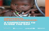 Universal Health Coverage: a commitment to close the gap