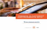 Highlights of the Tecnocom Report: Trends in payment instruments 2014