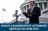 What a Philadelphia Bankruptcy Attorney Should Do For You