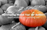 Developing 'brand you' for authors