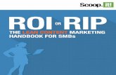 ROI or RIP   the lean content marketing handbook for small business