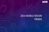 Mobile design trends 2014