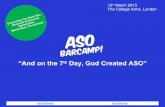 ASO Barcamp Talk 4 - Unravelling the black box - Advanced Screenshot Optimisation