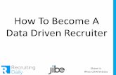 How To Become A Data Driven Recruiter