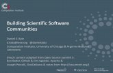 Building Scientific Software Communities