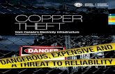 Copper Theft From Canada's Electricity Infrastructure CEA