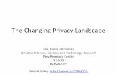 The Changing Privacy Landscape