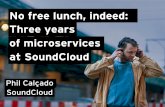 No Free Lunch, Indeed: Three Years of Micro-services at SoundCloud