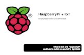 RaspberryPi + IoT - Lab to switch on and off a light bulb