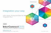 Integration Your Way (IBM InterConnect 2015 - Session 1492)