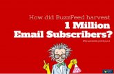 How Did BuzzFeed Harvest One Million Email Subscribers?