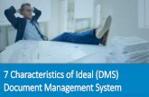 7 Characteristics of Ideal Document Management System - DMS