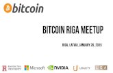 Bitcoin meetup 7 presentation State of Bitcoin