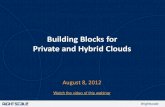 Rightscale Webinar: Building Blocks for Private and Hybrid Clouds
