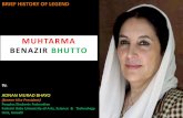 Life of Benazir Bhutto