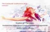 Game of Thrones: Immersive experience and audience engagement