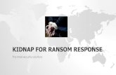 Kidnap for ransom response