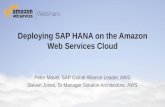 AWS Webcast - Deploying SAP HANA Workloads on the Amazon Web Services Cloud