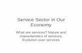 Service sector in our economy