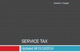 Service tax training  jan 2015