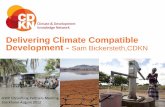 Delivering climate compatible development by Sam Bickersteth