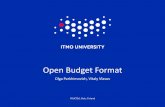 Open Budget Format
