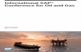 International SAP Conference for Oil & Gas 2015