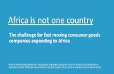 Africa is not one country