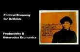 Political Economy for Activists : Productivity & Heterodox Economics