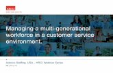 Managing a Multi-Generational Workforce in a Customer Service Environment - Slides Only