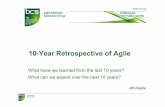 10-Year Retrospective of Agile - BCS Agile