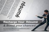Fresh Grads! Recharge Your Resume and Boost Your Chances