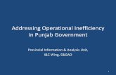 Making Government Work - Improving Service Delivery in Punjab by deploying Performance Management System