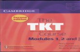 Tkt modules 1, 2 & 3