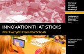 Innovation That Sticks - Real Examples from Real Schools