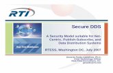 DDS Security: A Security Model Suitable for Net-Centric for Pub-Sub and Data Distribution Systems