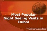 Most Popular Sight Seeing Visits in Dubai